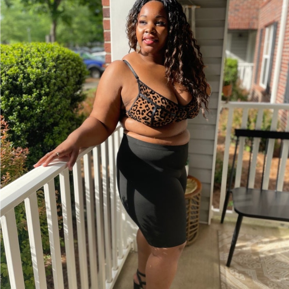 Leopard Print Bralette Plus Size